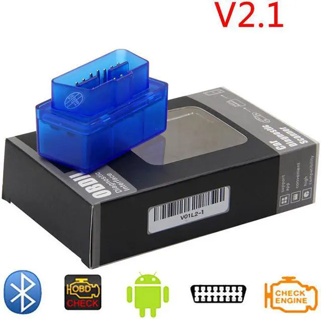 Alt view image 4 of 5 - Car-detector Diagnostic Tool Super Mini ELM327 OBD2 V2.1 Bluetooth Code Reader Scanner OBD II Bluetooth Adapter Tools