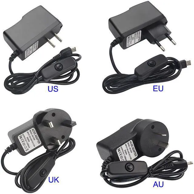 Alt view image 2 of 4 - Raspberry Pi 3 Model B+ ( B Plus ) +ABS Case+Fan+SD Card+Heat Sink+US Power Adapter+HDMI Cable