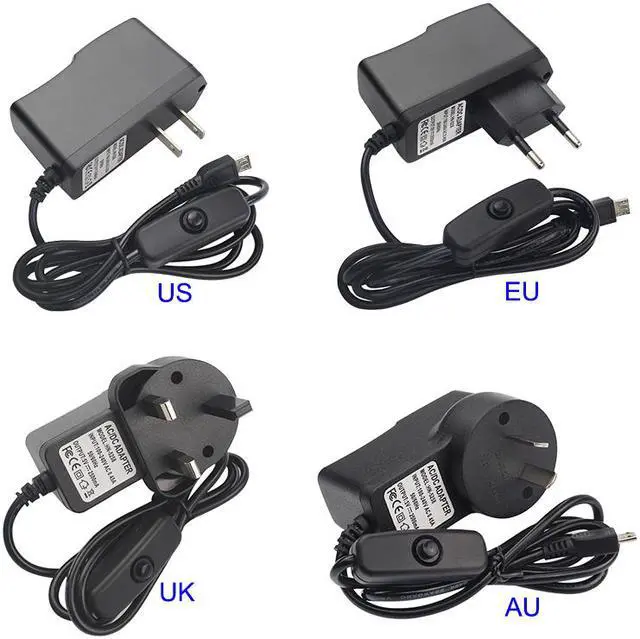Alt view image 2 of 4 - Raspberry Pi 3 Model B+ ( B Plus ) +ABS Case+Fan+SD Card+Heat Sink+AU Power Adapter+HDMI Cable