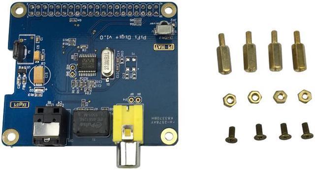 Alt view image 3 of 7 - Raspberry Pi 3 Digital Audio Sound Card Expansion Board HIFI DiGi I2S SPDIF + Acrylic Case Box Support Raspberry Pi 3 Model B+