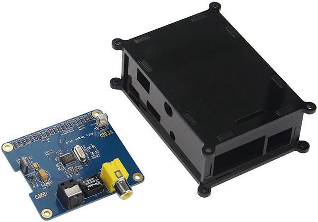 Alt view image 6 of 7 - Raspberry Pi 3 Digital Audio Sound Card Expansion Board HIFI DiGi I2S SPDIF + Acrylic Case Box Support Raspberry Pi 3 Model B+