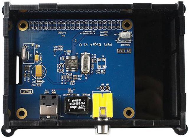 Alt view image 7 of 7 - Raspberry Pi 3 Digital Audio Sound Card Expansion Board HIFI DiGi I2S SPDIF + Acrylic Case Box Support Raspberry Pi 3 Model B+