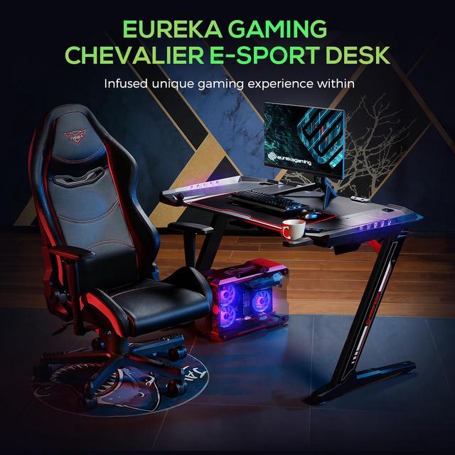 Eureka Ergonomics I1 Gaming Computer Desk with cable management ZX