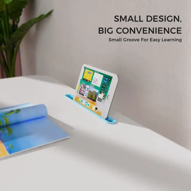 Alt view image 3 of 6 - Eureka Ergonomic 39” Kids Height Adjustable Desk, Children Home Study Table, School Student Writing Desk, Blue