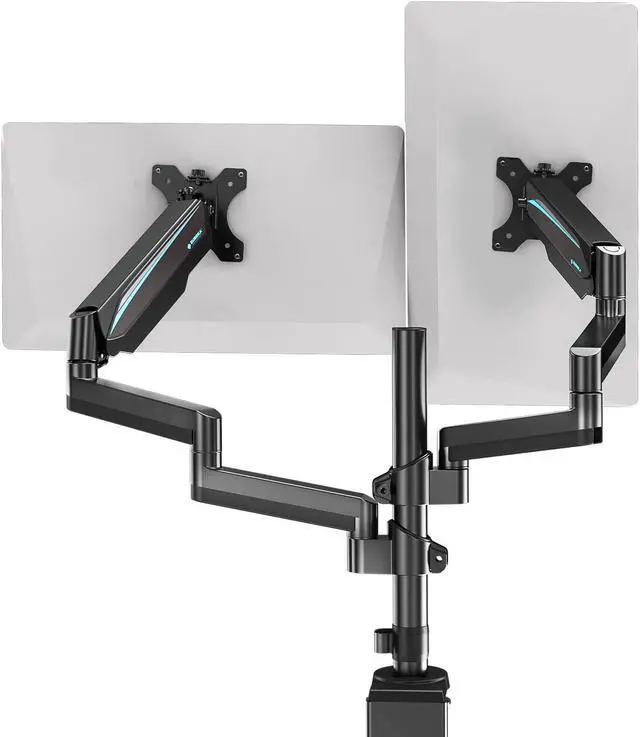 Main image of Eureka Ergonomic Fully Adjustable Single/Dual Home Office Monitor Arm Mount Gaming Monitor Stand for Screens up to 32 Inch dual arm