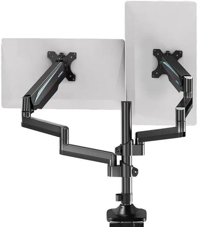 Main image of Eureka Ergonomic Fully Adjustable Single/Dual Home Office Monitor Arm Mount Gaming Monitor Stand for Screens up to 32 Inch dual arm