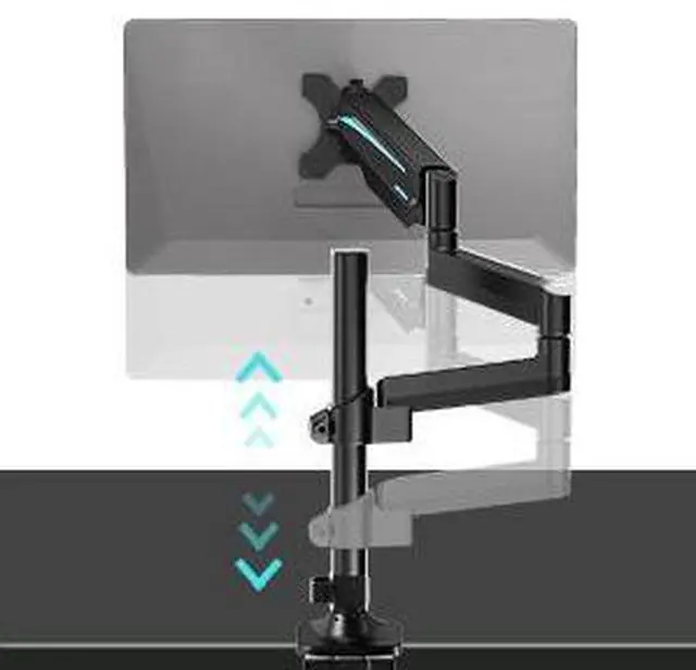 Alt view image 5 of 7 - Eureka Ergonomic Fully Adjustable Single/Dual Home Office Monitor Arm Mount Gaming Monitor Stand for Screens up to 32 Inch dual arm