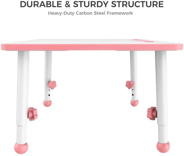 Alt view image 6 of 7 - 23" Adjustable Kids Activity Table | 6-Height Toddler Study & Play Desk