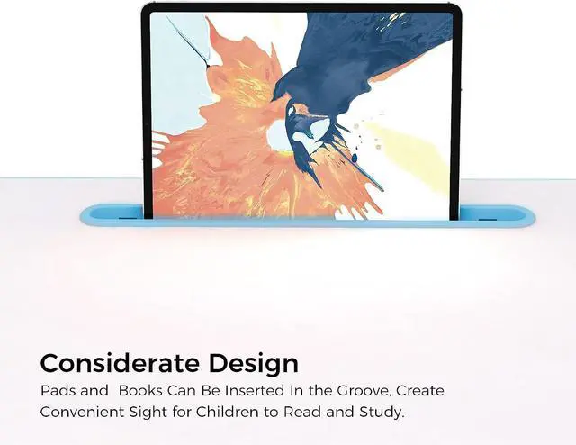 Alt view image 7 of 7 - 23" Adjustable Kids Activity Table | 6-Height Toddler Study & Play Desk Blue