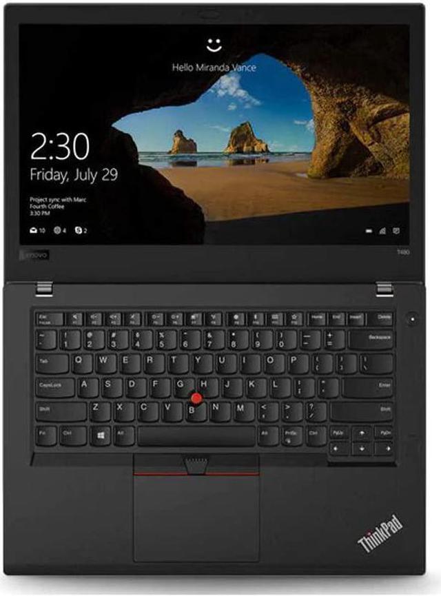 Alt view image 3 of 8 - Lenovo Thinkpad T480 i5 1.7GHz 16GB 256GB SSD 10P