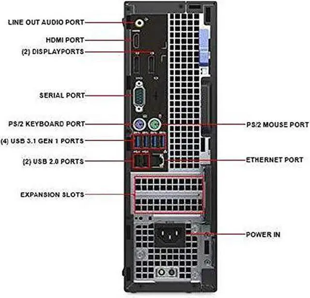 Alt view image 2 of 3 - Dell Optiplex 5050 SFF i7-7700 3.60GHZ 16GB 2000GB SSD Windows 10 Home