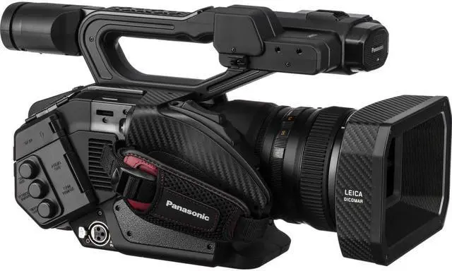 Alt view image 2 of 9 - Panasonic AG-DVX200 4K Professional Camcorder W/ 64GB Memory Card, Bag, Tripod, Led Light and More