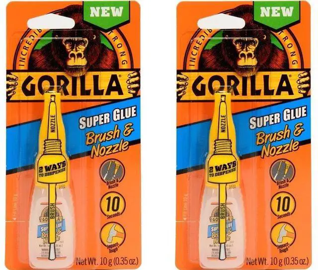 Alt view image 6 of 20 - GORILLA GLUE 7500101 Construction Adhesive, Super Glue Brush & Nozzle Series,