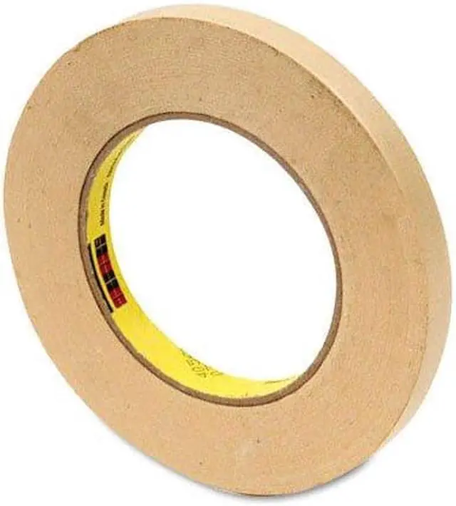 Alt view image 4 of 15 - Scotch High-Performance Masking Tape 232, 3" Core, 12 Mm X 55 M, Tan 23212