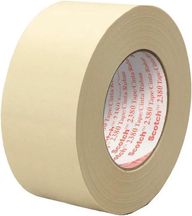 Main image of Scotch 2380 Performance Masking Tape, 48 mm Width, 55 m Length, Natural Pack of 1
