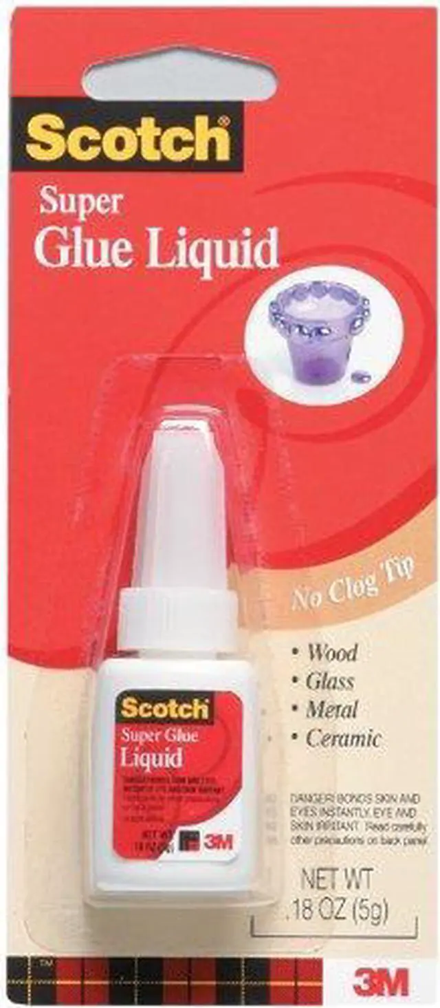 Alt view image 9 of 11 - Scotch Super Glue Liquid .18oz AD110 Pack Of 12
