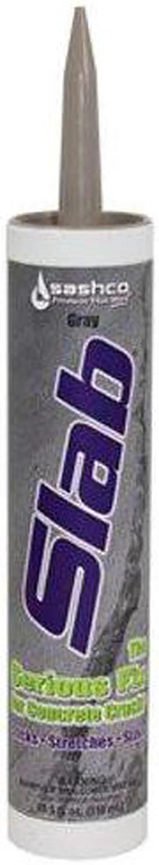 Main image of Sashco Slab Concrete Crack Repair Sealant, 10.5 oz Cartridge, Gray Pack of 1