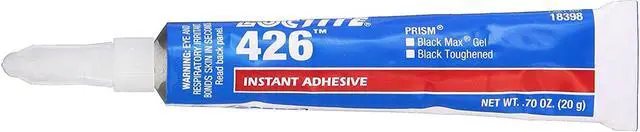 Alt view image 2 of 3 - LOCTITE 229732 Instant Adhesive, 426 Series, Black, 0.7 oz, Tube