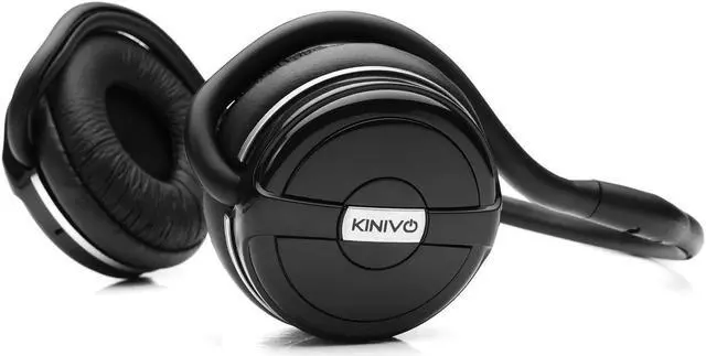 Alt view image 2 of 5 - Kinivo BTH240 Bluetooth Stereo Headphone - Supports Wireless Music Streaming and Hands-Free calling (Black)