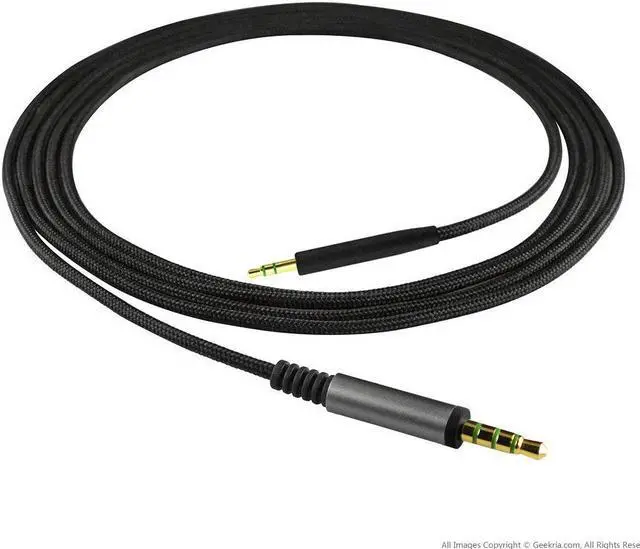 Main image of Geekria Apollo Upgrade Cable for Bose QuietComfort QC25_ SoundTrue_ SoundTrue around_ear II _ Tangle_Free Premium Headphone R