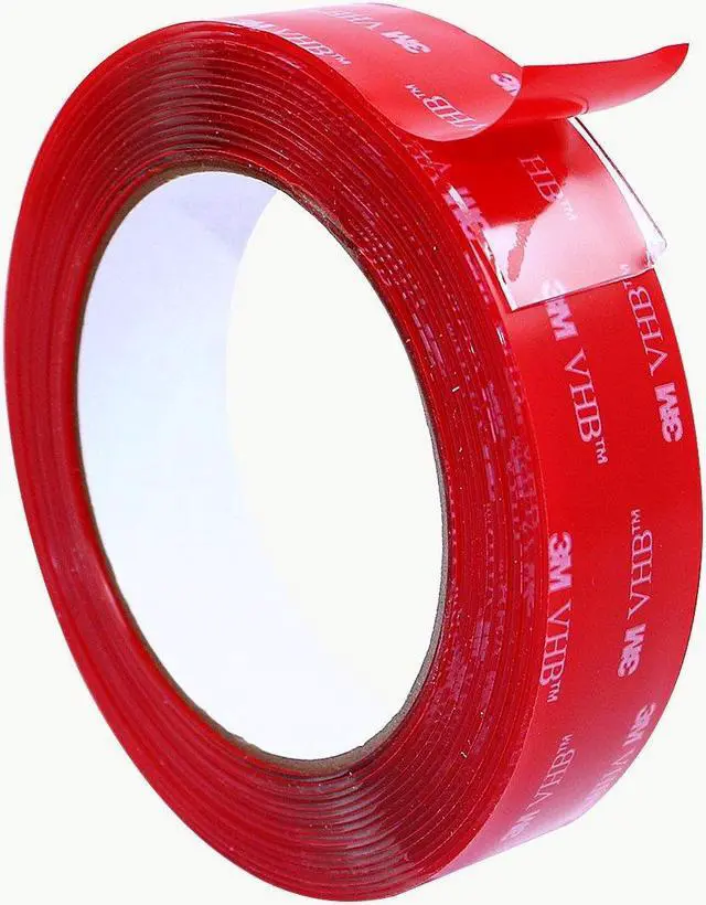 Alt view image 3 of 4 - 3M VHB Tape [40 mil / transparent] (4910): 1 in. x 15 ft. (Clear)