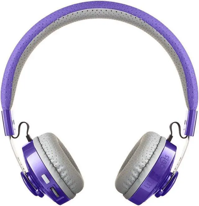 Alt view image 7 of 9 - LilGadgets Untangled Pro Premium Children's Wireless Bluetooth Headphones with SharePort - Purple