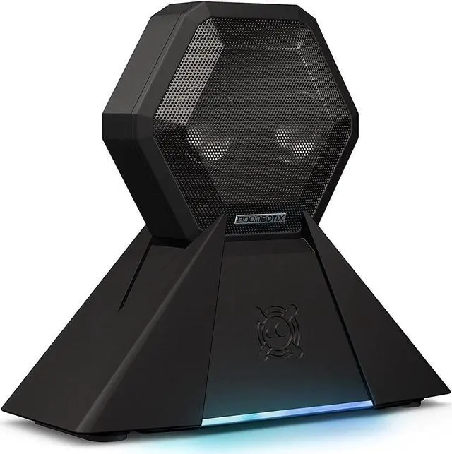 Alt view image 8 of 8 - Boombotix - Boombot Bass Station, Wireless Ultraportable Weatherproof Bluetooth Speaker with Subwoofer Dock, Pitch Black