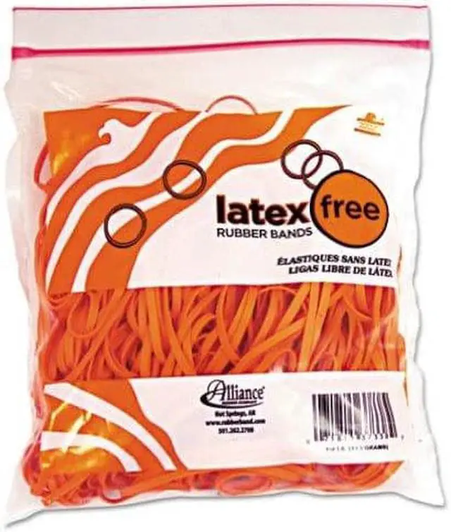 Alt view image 4 of 4 - Rubber Bands, Latex-free,3-1/2"x1/8",No.33,Orange,40/BG ALL37338