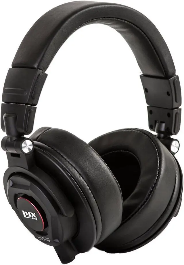 Alt view image 7 of 10 - LyxPro HAS-30 Professional Studio Monitor Headphones, Detachable Cable, Foldable