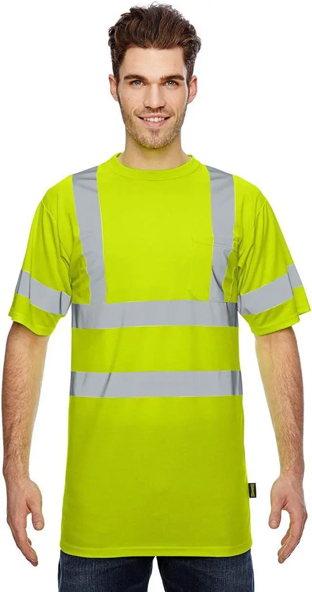 Alt view image 2 of 5 - OCCUNOMIX LUX-SSETP3B-YL T-Shirt, 3, R, Polyester, Yellow, L