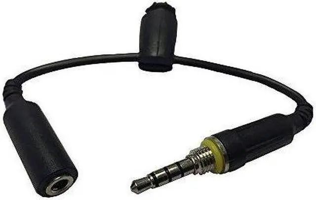Alt view image 2 of 2 - Replacement Lifeproof Headphone Adapter Cable with Jack Cover by Mars Devices