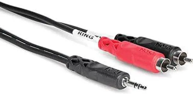 Alt view image 4 of 19 - 3 Ft 1/8 Stereo (M) to Left and Right RCA (M) RCA to 1/8 Cable