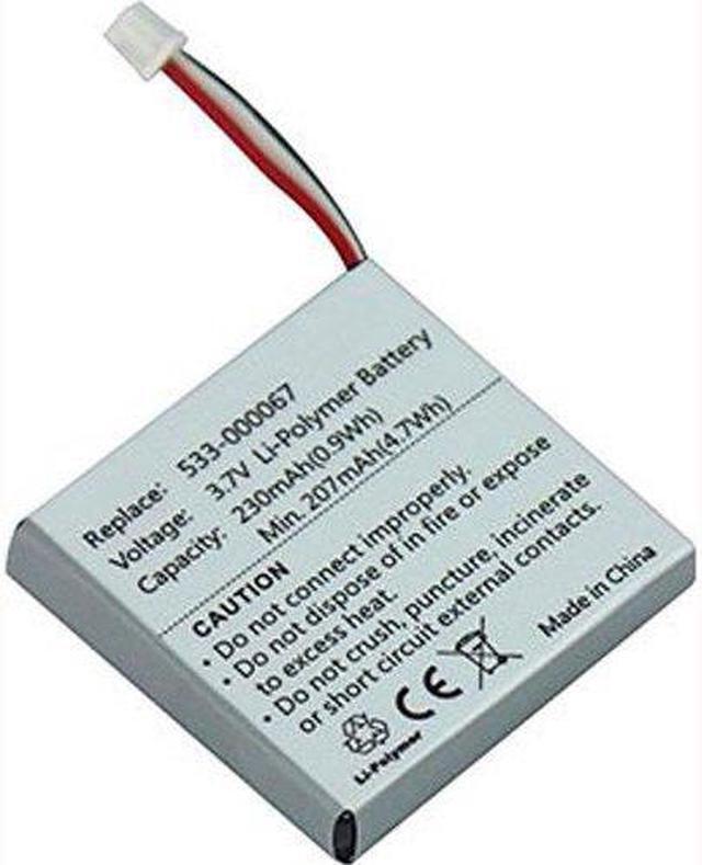 Alt view image 3 of 3 - Replacement 533-000067 AHB472625PST Battery for Logitech H800 Wireless Headset 981-000337