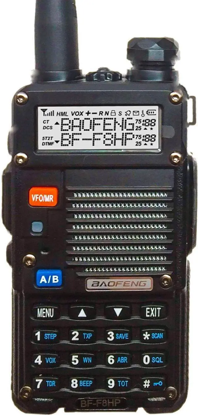Alt view image 2 of 17 - BaoFeng BF-F8HP 8-Watt Dual Band Two-Way Radio (136-174Mhz VHF & 400-520Mhz UHF) Includes Full Kit