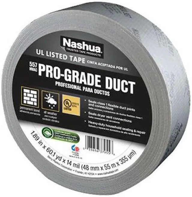 Alt view image 4 of 6 - NASHUA 557 Duct Tape,48mm x 55m,14 mil,Metallic