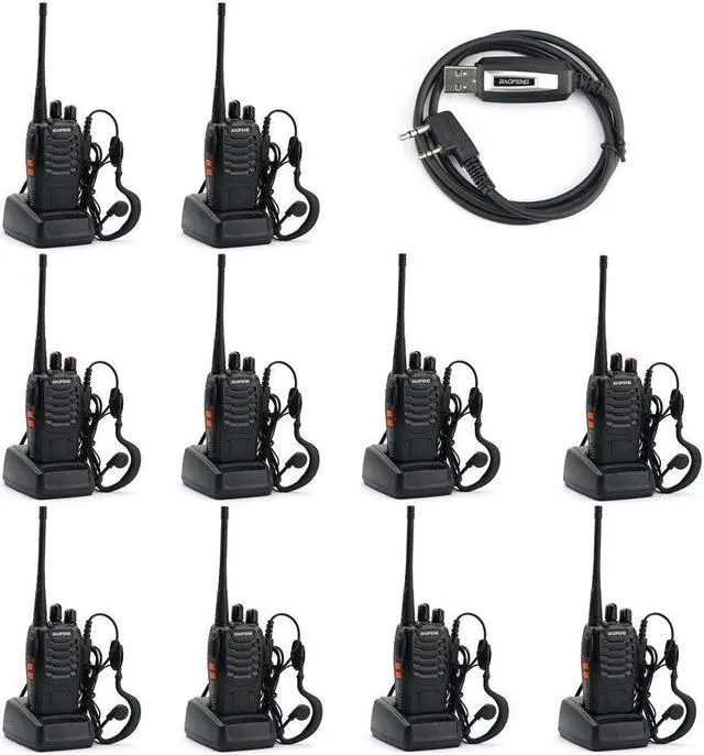 Main image of Baofeng BF-888S Two Way Radio (Pack of 10) and USB Programming Cable (1PC)