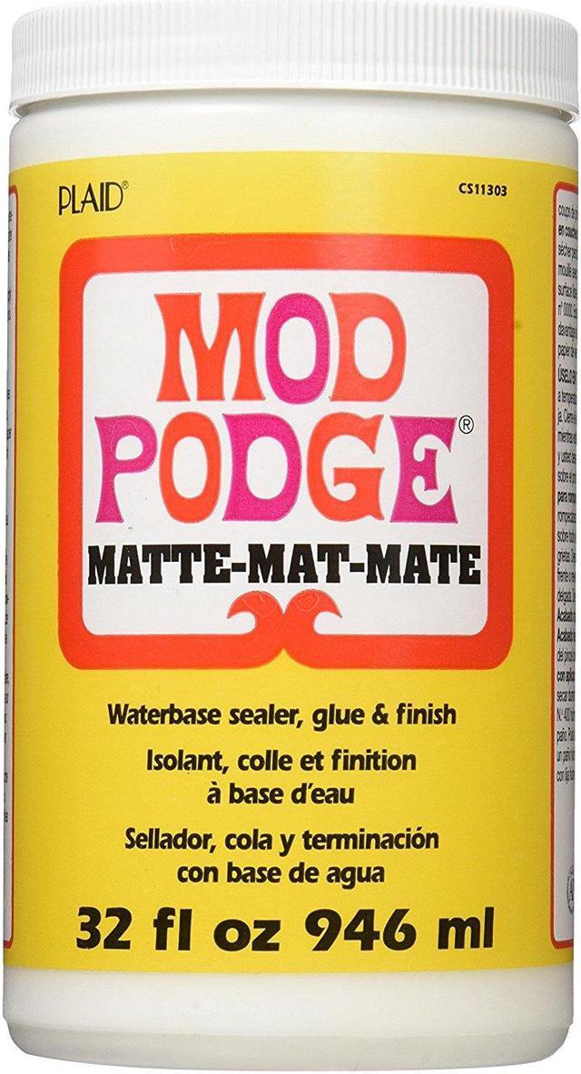 Mod Podge Waterbase Sealer, Glue and Finish 32Ounce, CS11303 Matte