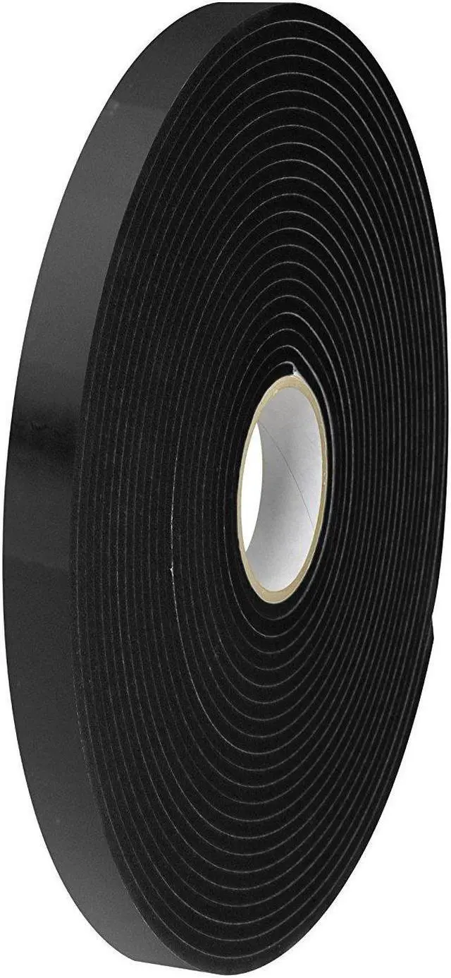 Main image of Tape Logic T9561162PK Polyethylene Double Sided Foam Tape, 1/16 Thick, 36 yds Length x 3/4 Width, Black Case of 2