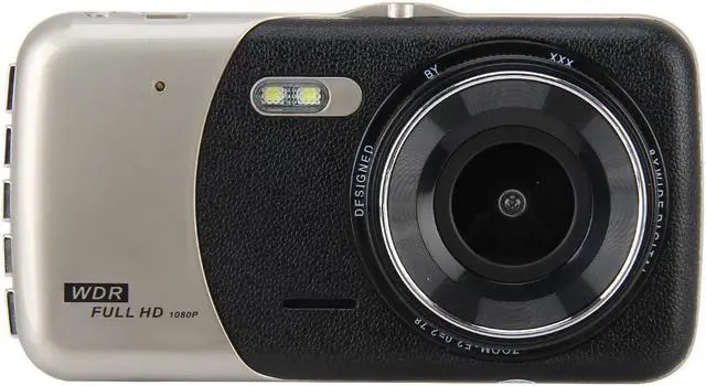 Alt view image 4 of 7 - Car Dashcam, 4 inch HD Video Recording HD Display Car Recorder with Separate F2.0 Camera, 12MP 170 Degrees Rear