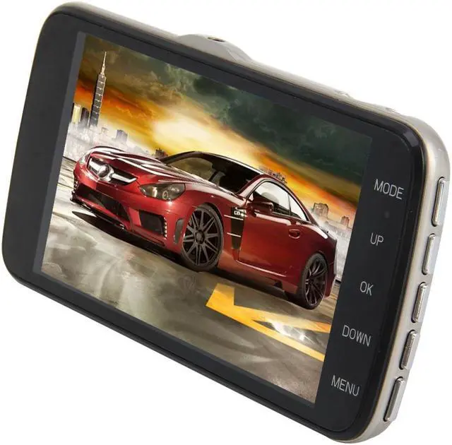 Alt view image 2 of 7 - Car Dashcam, 4 inch HD Video Recording HD Display Car Recorder with Separate F2.0 Camera, 12MP 170 Degrees Rear