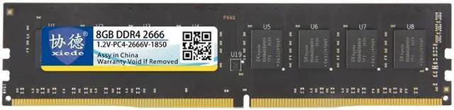 Main image of XIEDE X055 DDR4 2666MHz 8GB General Full Compatibility Memory RAM Module for Desktop PC