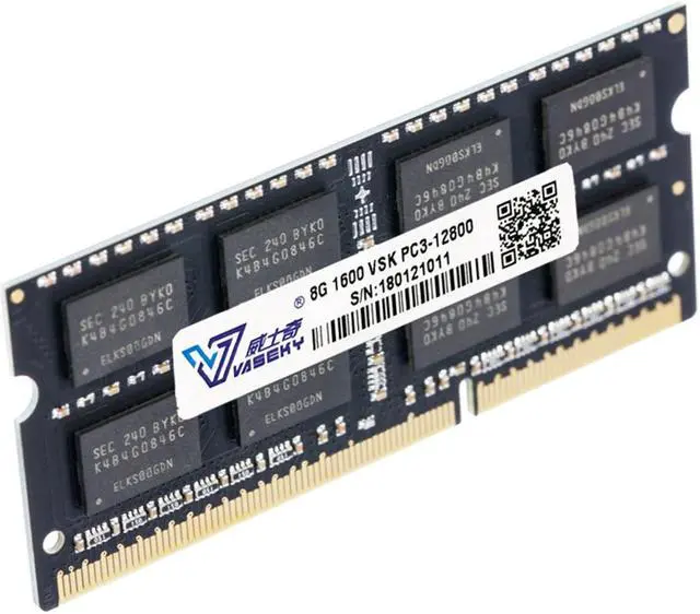 Alt view image 2 of 3 - Vaseky 8GB 1600MHz PC3-12800 DDR3 PC Memory RAM Module for Laptop