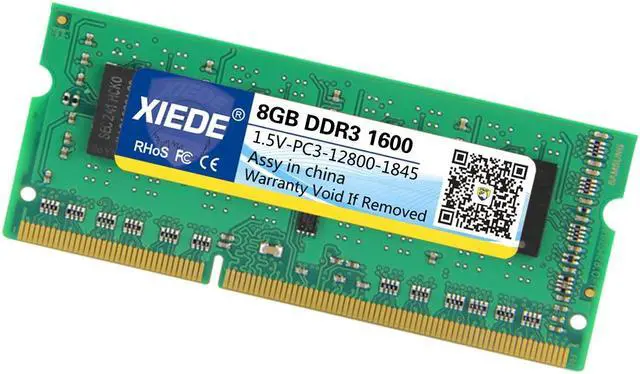Main image of XIEDE DDR3 1600MHz 8GB PC3-12800 Memory RAM Module for Laptop