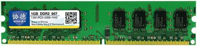 Main image of XIEDE X010 DDR2 667MHz 1GB General Full Compatibility Memory RAM Module for Desktop PC