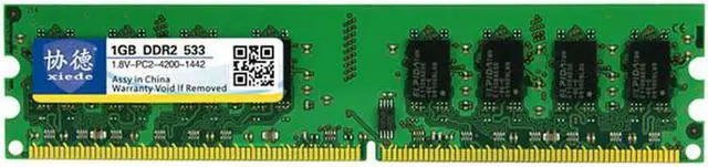 Alt view image 2 of 6 - XIEDE X014 DDR2 533MHz 1GB General Full Compatibility Memory RAM Module for Desktop PC