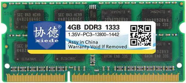 Main image of XIEDE X095 DDR3L 1333MHz 4GB 1.35V General Full Compatibility Memory RAM Module for Laptop