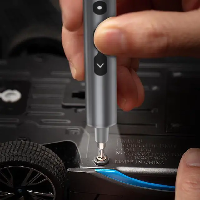 Alt view image 7 of 7 - 28 in 1 Precision Electric Screwdriver Set with LED Light