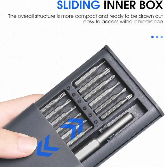 Alt view image 7 of 7 - 25 in 1 Screwdriver Set Magnetic Repair Tools