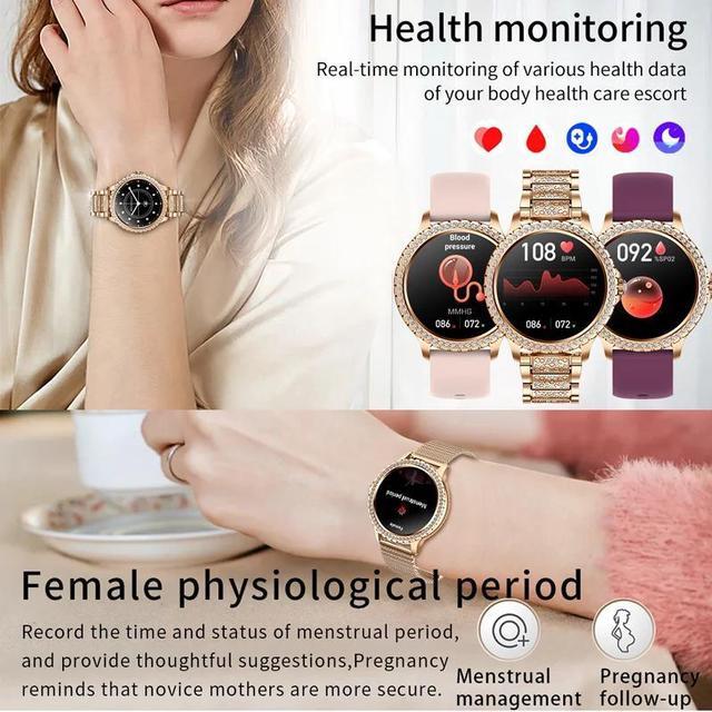 Alt view image 4 of 6 - i58 Bluetooth Call Smart Watch Women ECG+PPG Waterproof Sport Fitness Tracker Weather Display Man Smartwatch Women