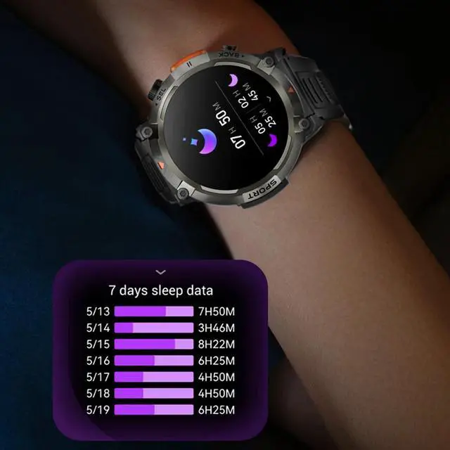 Alt view image 5 of 6 - S100 Smart Watch Men With Flashlight Outdoor Sport Fitness Tracker Blood Pressure Waterproof Smartwatch for Android IOS